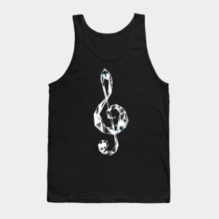 Crystal Musical Symbol Tank Top